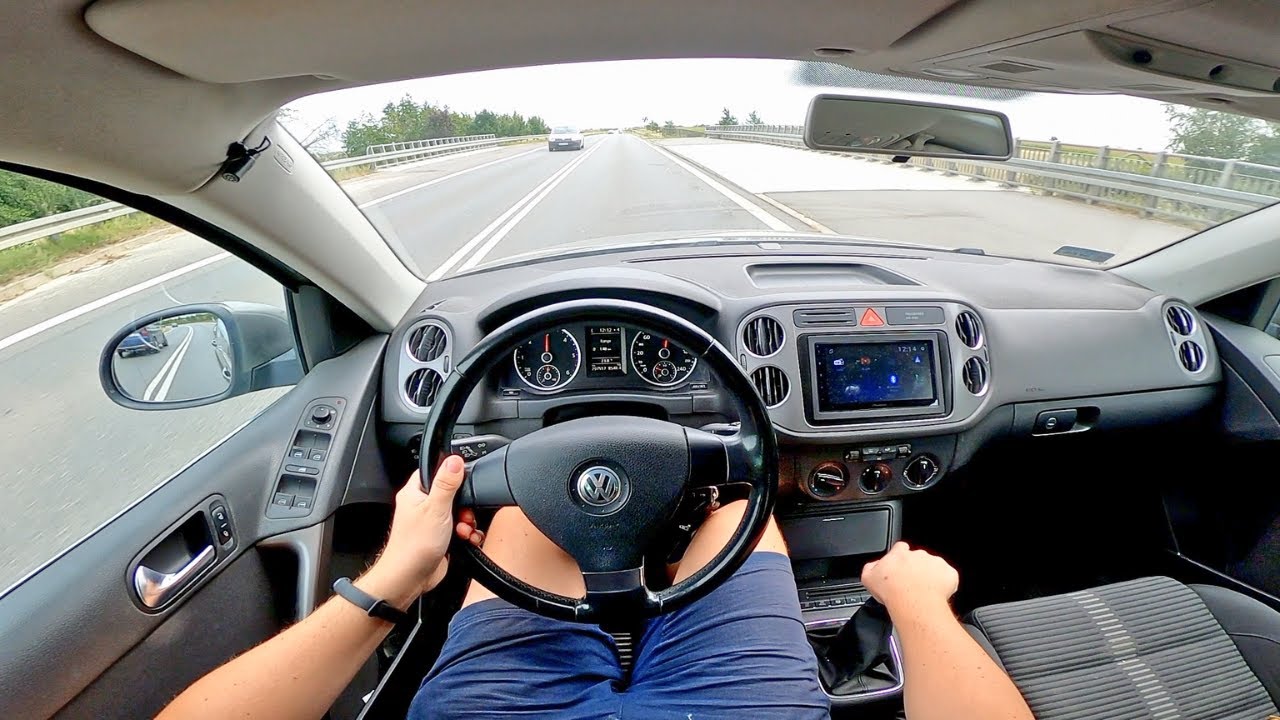 2009 Volkswagen Tiguan I 2.0 TDI 140HP Manual - POV TEST DRIVE