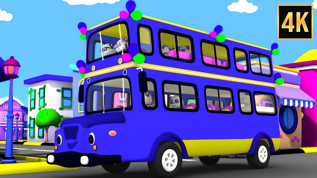 Wheels on the Bus - Fun Vehicle Rhymes & Baby Songs for Kids