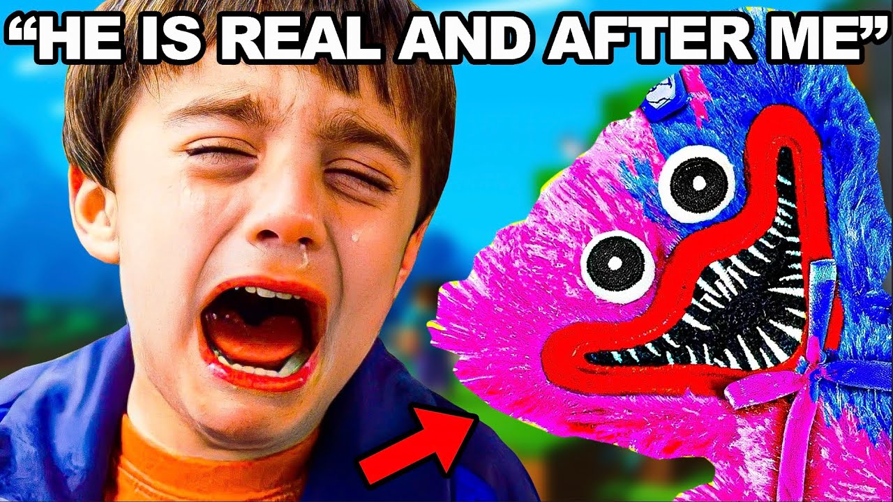 kid thinks Huggy Wuggy is REAL and AFTER HIM..