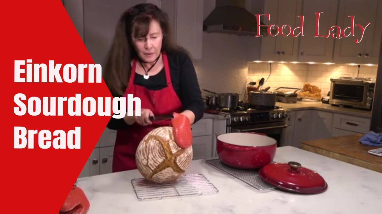 Einkorn Wheat Sourdough Boule - I was diagnosed allergic to Gluten and I can eat this bread!!!