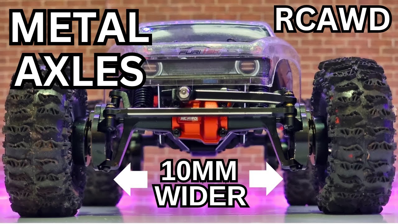 Wider is Better - CR18P Evo Pro RCAWD Metal Portal Axles