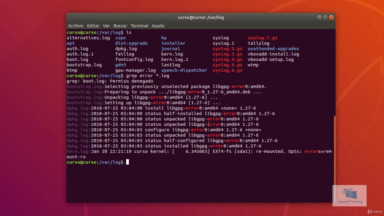 Linux Buscar contenido Parte 1  Comando grep