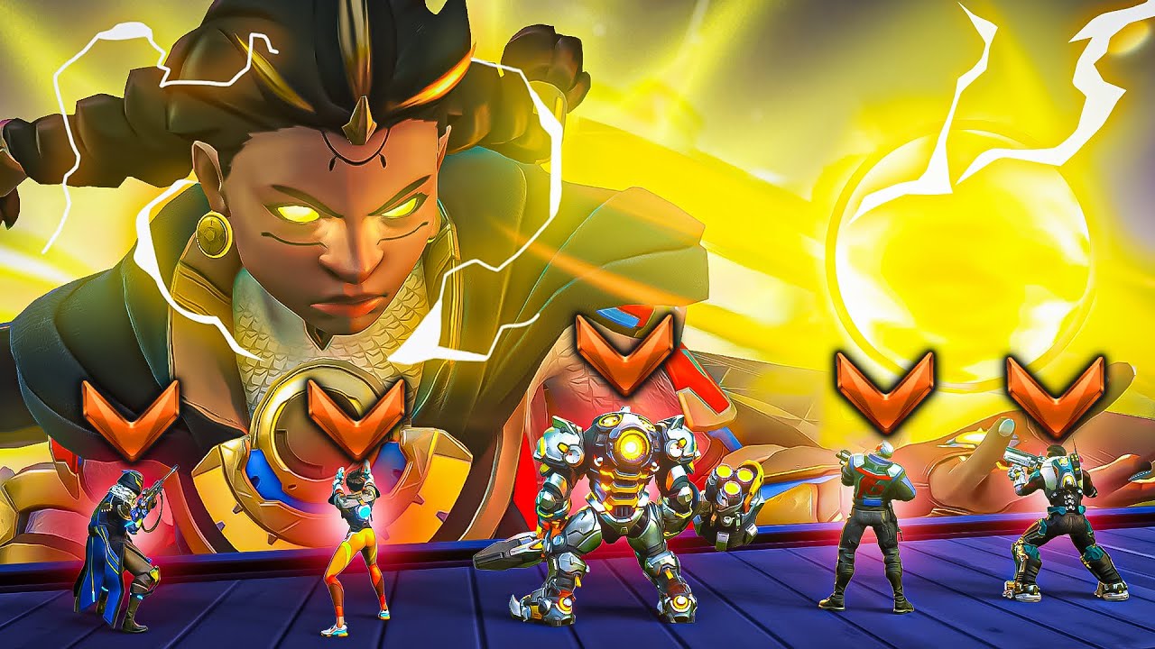 1 BUFFED Top 500 ILLARI vs 5 Bronze Players - Who wins?! (NEW HERO IS OP?!)