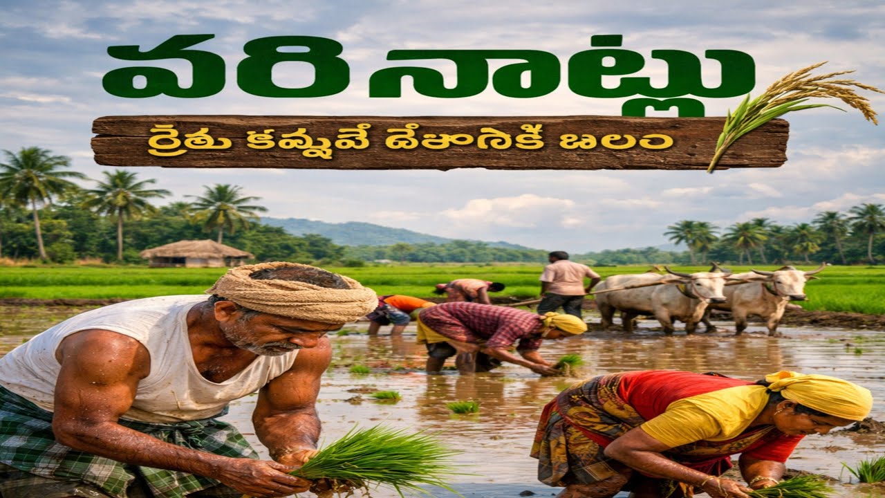 వరి నాట్లు | రైతు కష్టమే దేశానికి బలం 🌱🌾🌾