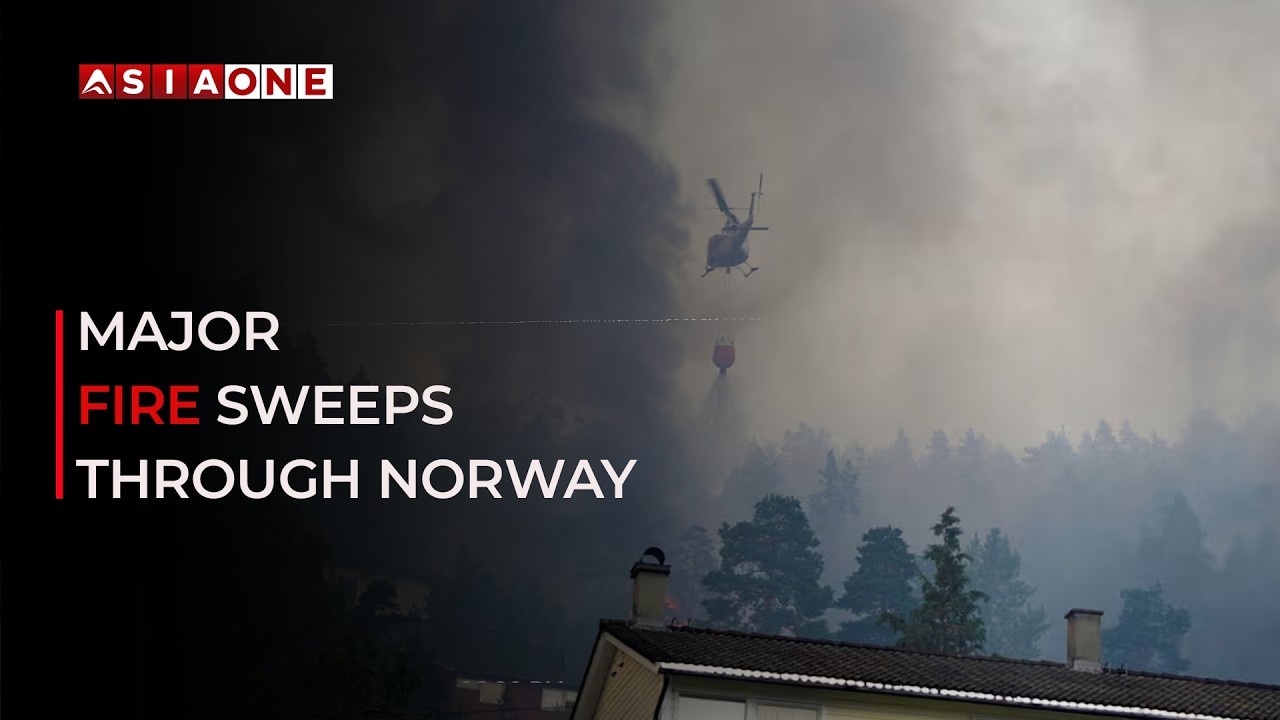 More than 100 Homes Destroyed by Major Fire in Norway | Asia One News