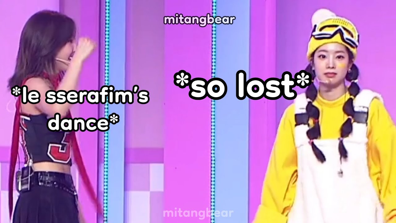 twice struggling to guess this le sserafim song