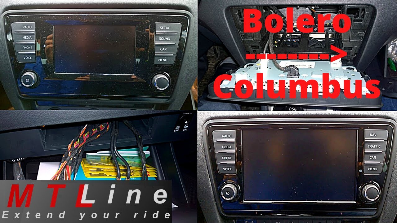 Columbus retrofit to Skoda Octavia 3, MY2015