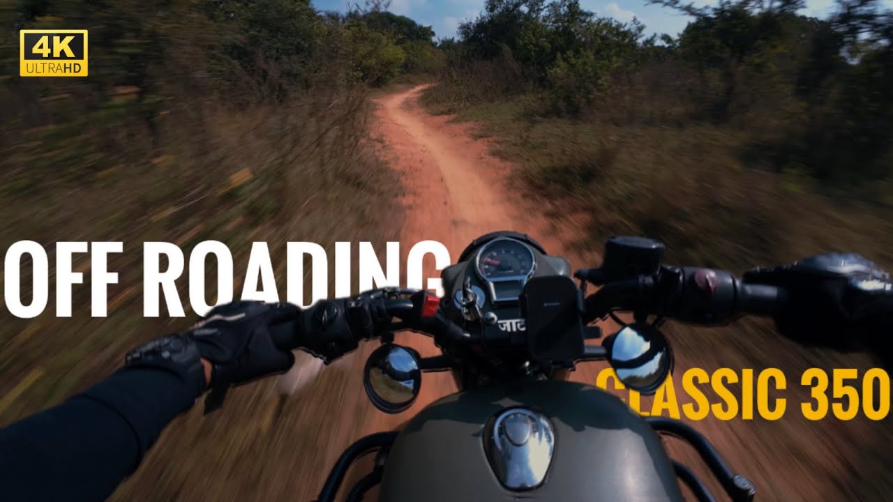 Royal Enfield Classic 350 Ride POV | Offroad  | Ride Therapy