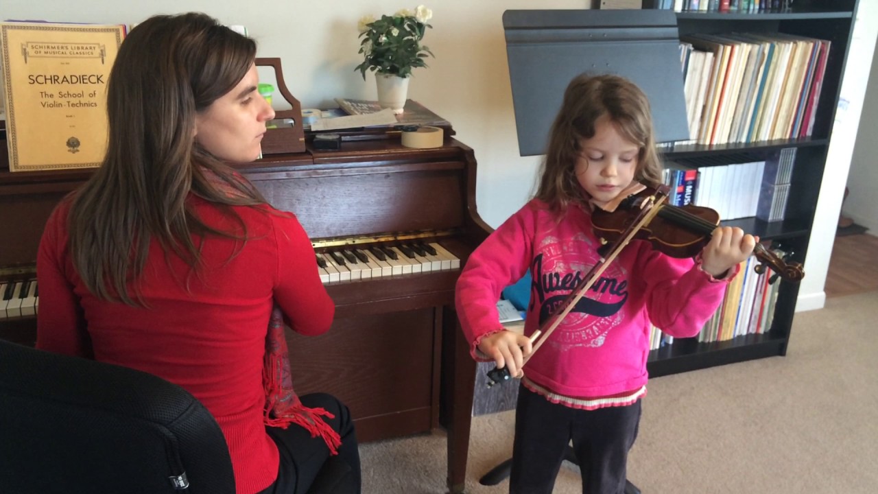 Beginning Violin Student after only 3 Months Of Lessons