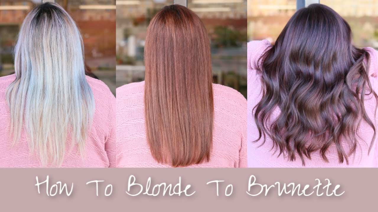 Blonde to Brunette - How To Fill Hair