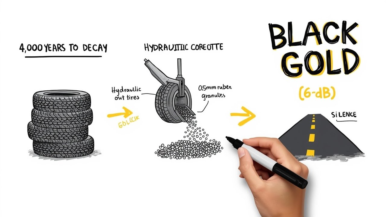 From Old Tires to Smooth Roads: The 4,000-Year Rebirth