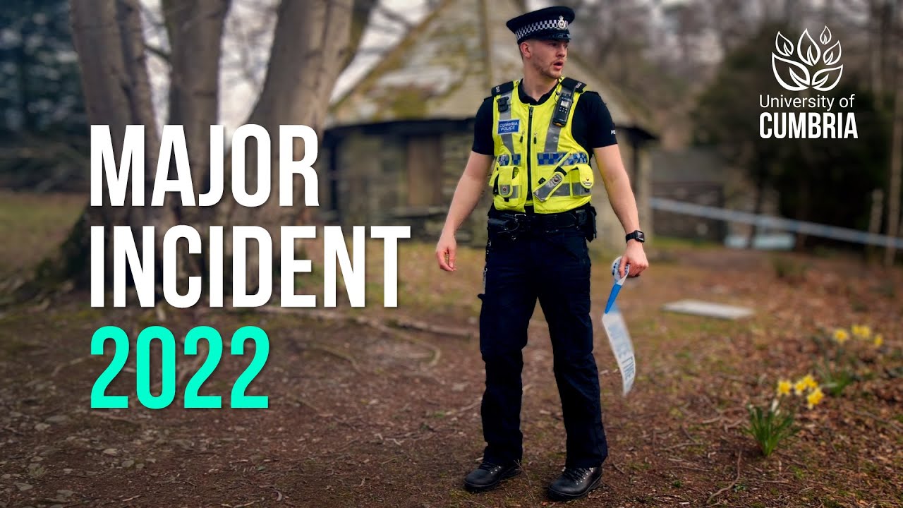 Major Incident 2022 | Police, Paramedic & Forensic Science Degree Students | University of Cumbria