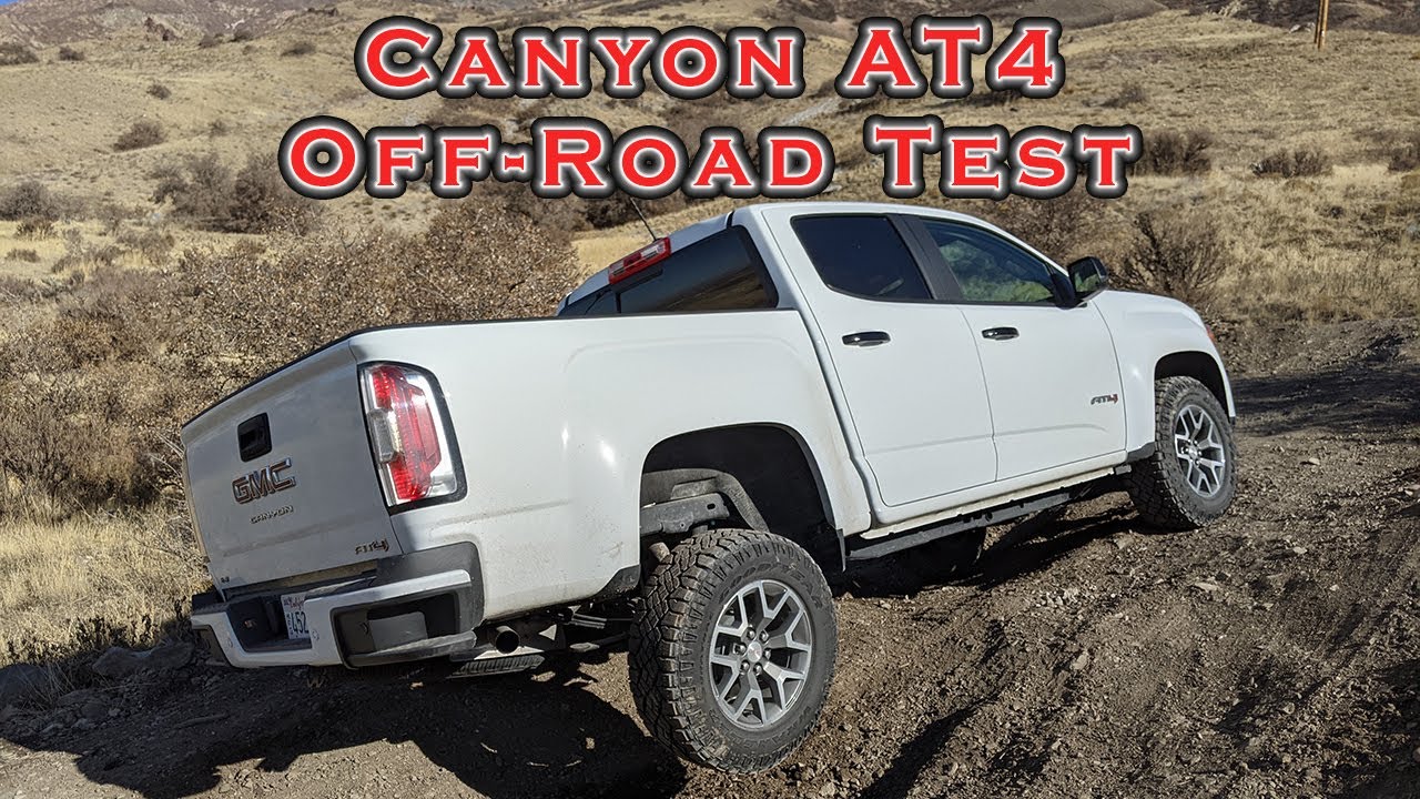 Тест на внедорожное сцепление GMC Canyon AT4 2021 года