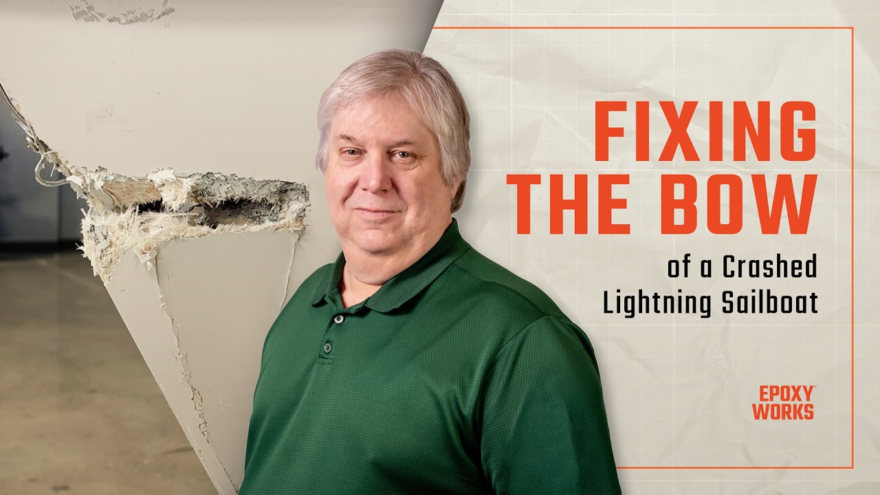 Crash! Fixing the Bow of a Crashed Lightning Sailboat