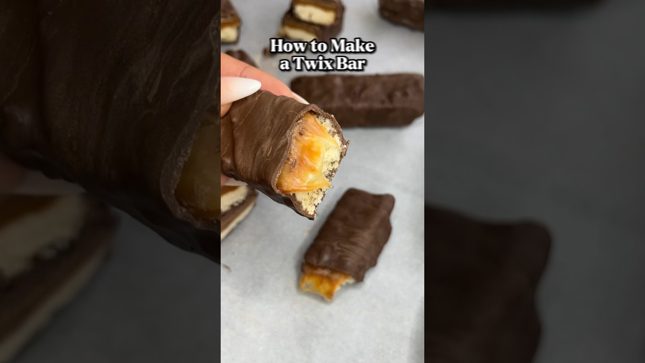 How to make Homemade Twix Candy Bars ❤️