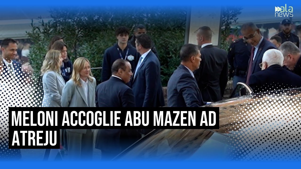 Meloni accoglie Abu Mazen ad Atreju