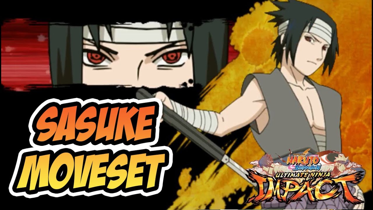 Naruto Ultimate Ninja Impact  [PSP] - Sasuke Moveset