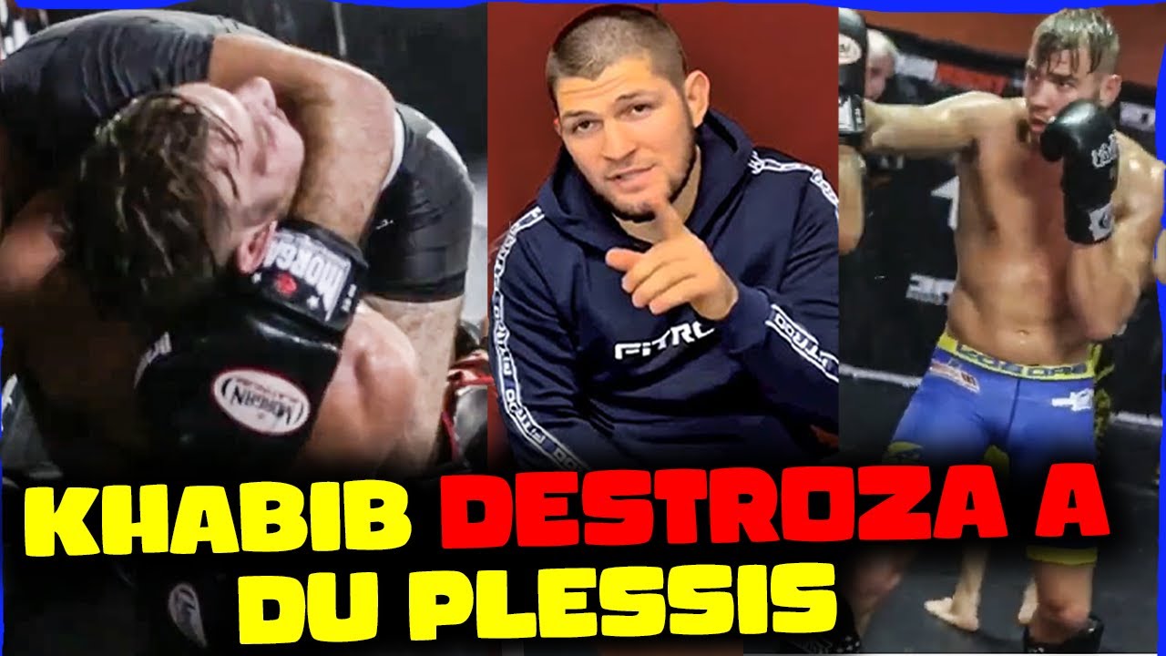 Dricus Du Plessis ENTRENANDO con Khabib Nurmagomedov Antes de su Pelea Contra Khamzat Chimaev