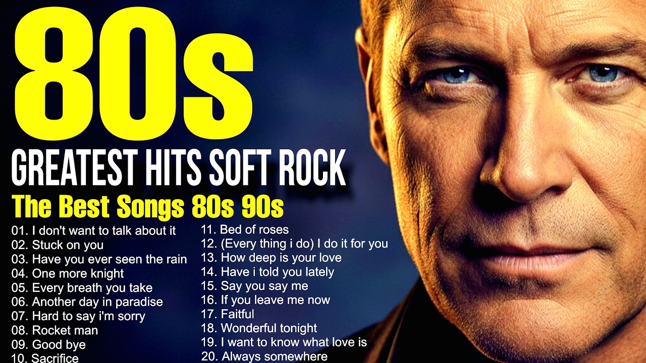 THE BEST HITS SOFT ROCK 80s | Rod Stewart, Phil Collins, Elton John, Air Supply, Bee Gees, Lobo