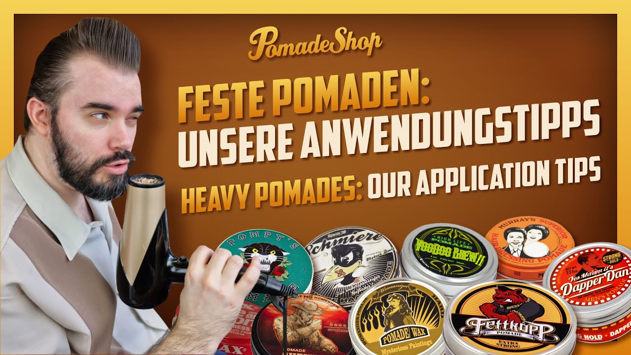 Unsere Tipps für die leichte Anwendung von festen Pomaden  | German + English subtitles