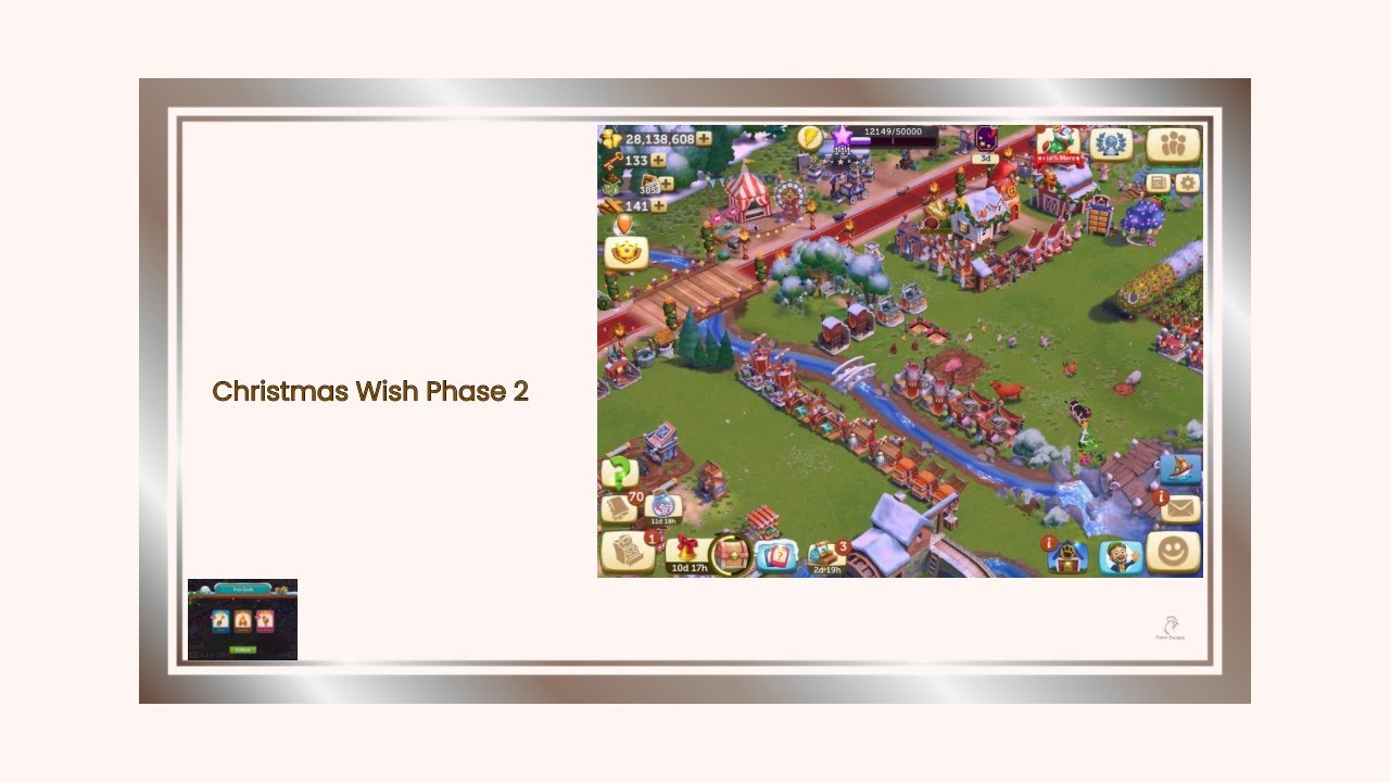 FarmVille 2: Country Escape | Christmas Wish Event | Phase 2 Progress & Cozy Farm Tasks