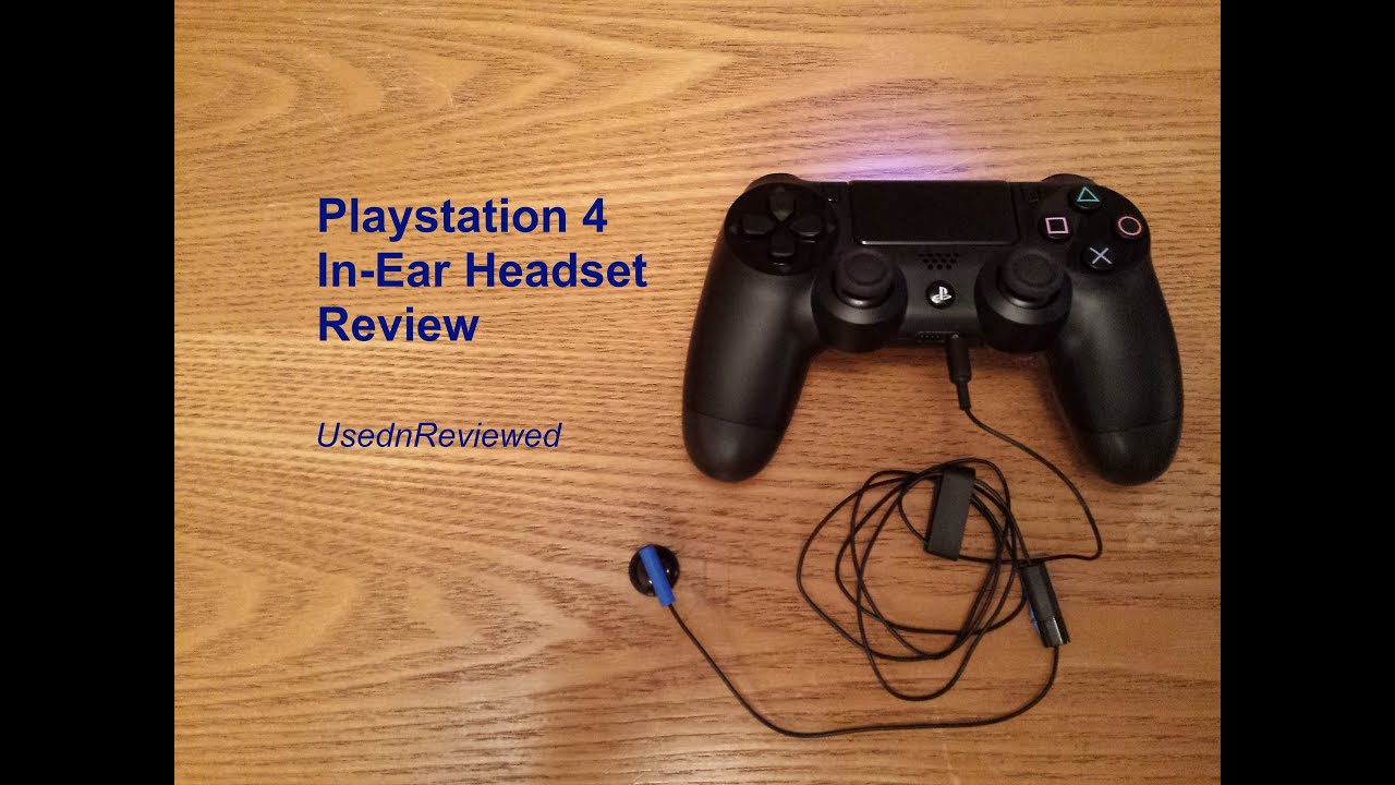 Playstation 4 (PS4) In-Ear/Headset Review | What is this piece of junk??