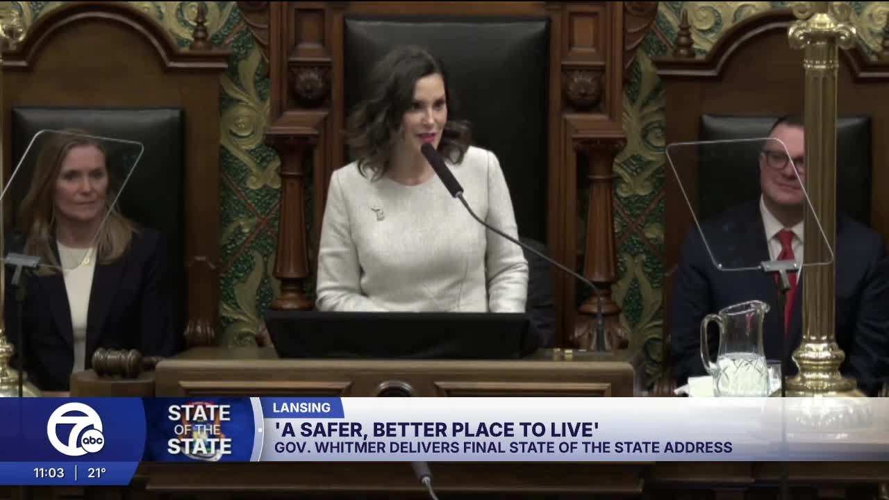 'Big Gretch out': Gov. Whitmer delivers her final State of the State address