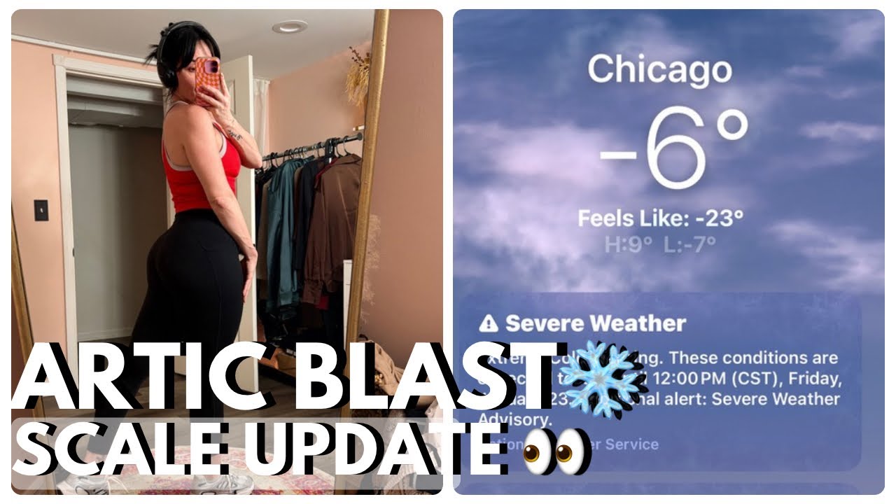 Brutal -32° Cold Snap | Coach Check In + Scale Update + Home Fitness