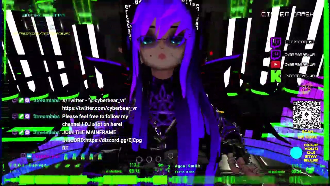 CYBERBEAR AT CISTEM CRASH AT MAINFRAME ON VRCHAT 9.7.2025