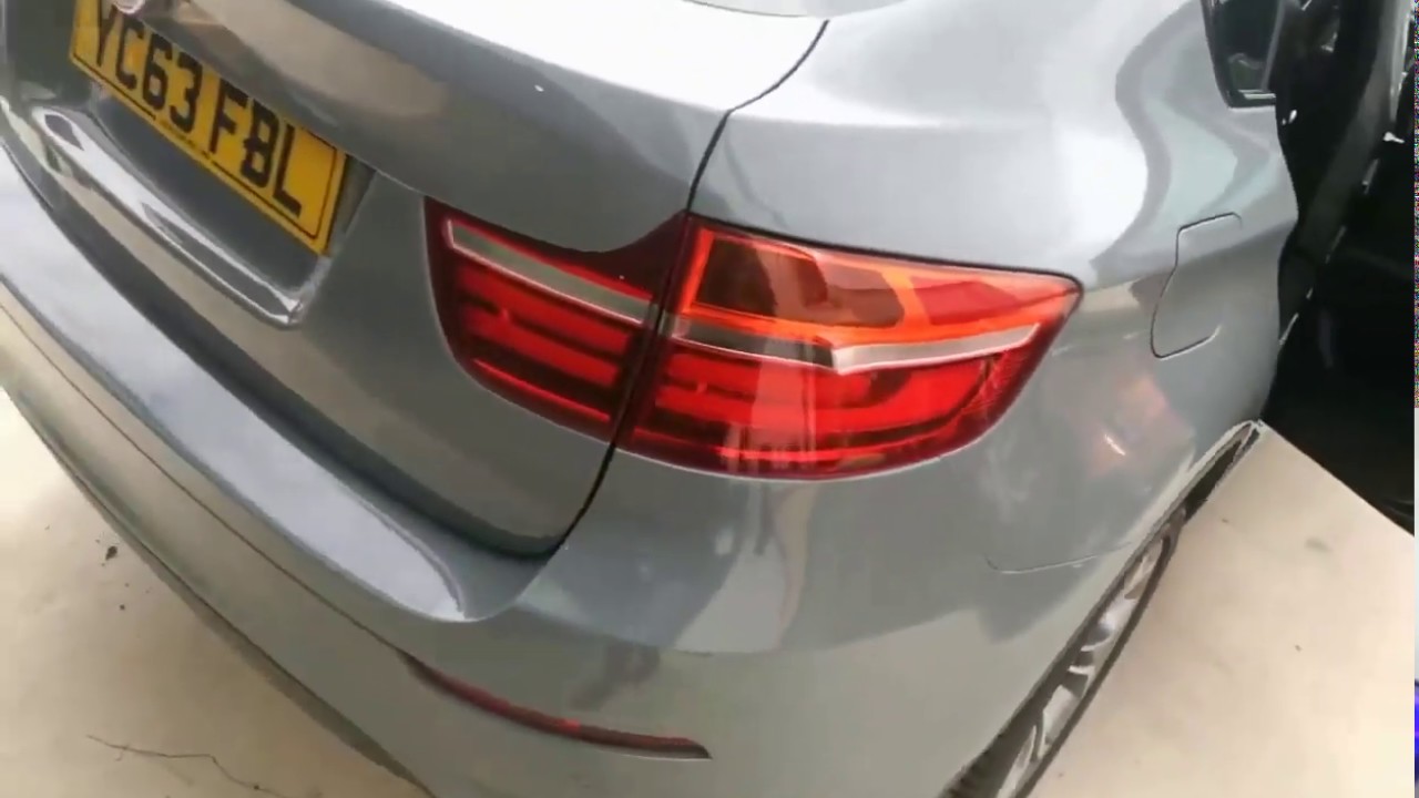 BMW X6 Full  wrap in Hexis dark grey gloss