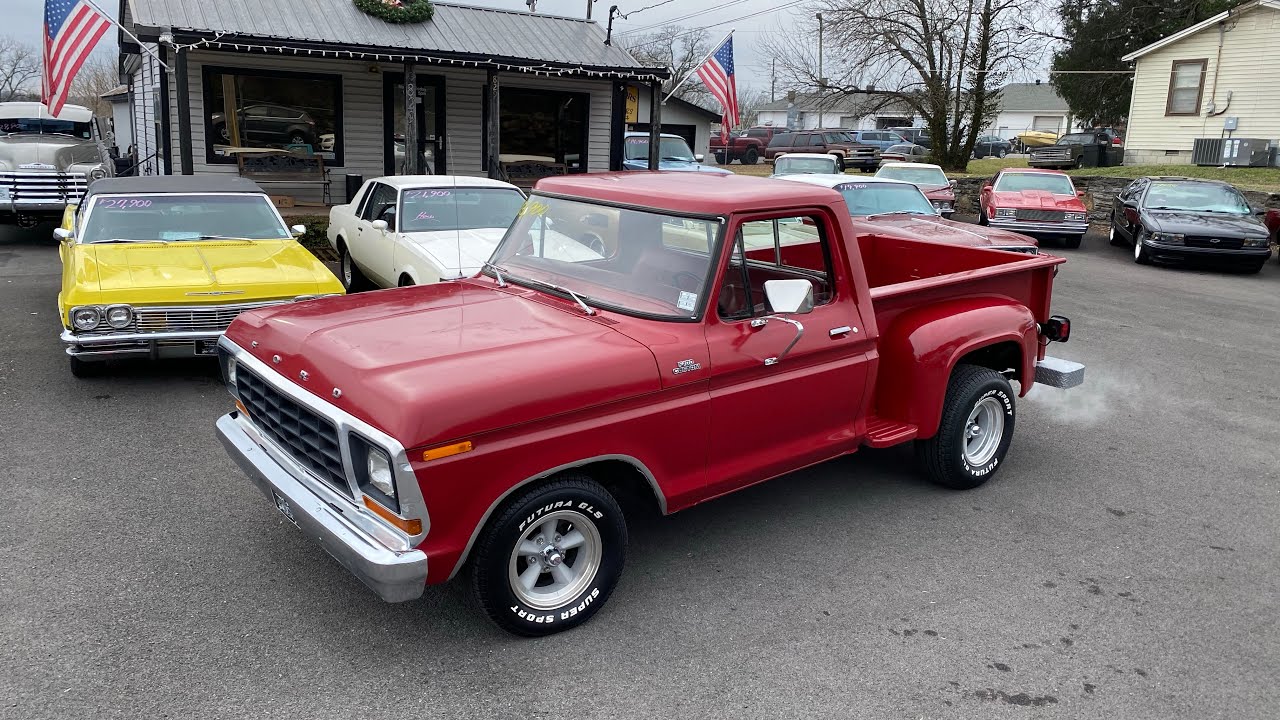 Test Drive 1979 Ford F-150 Stepside SOLD $13,900 Maple Motors #1348