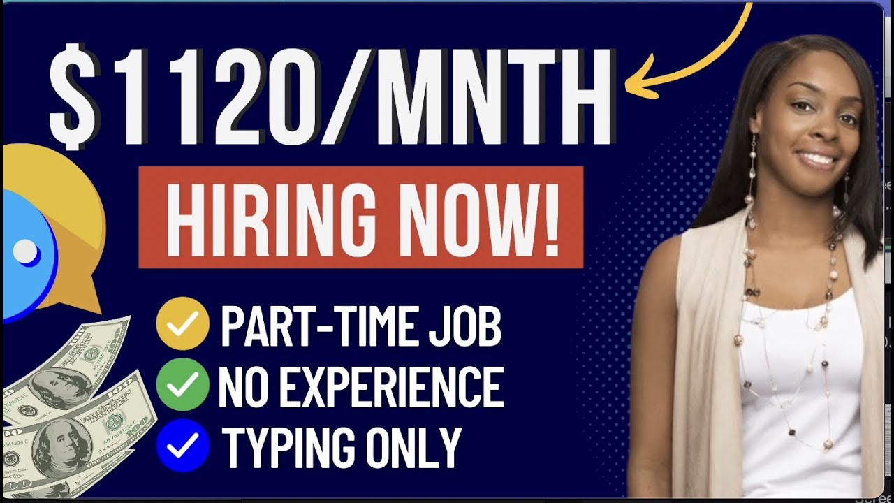 🔥URGENT! PART TIME REMOTE CHAT JOB| $1120/MNTH| TYPING ONLY | WORK FROM HOME