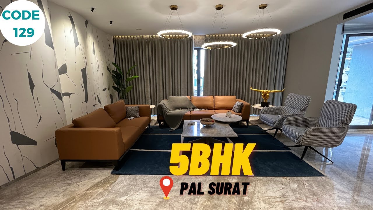 5BHK PREMIUM FLATS FOR SALE IN PAL! BUY LUXURIOUS PROPERTIES IN SURAT!