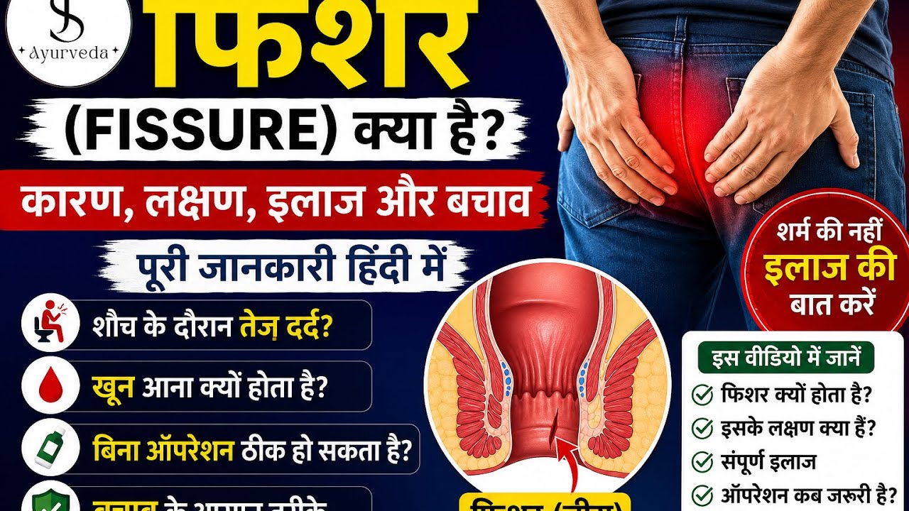 Fissure treatment at home hindi | Fissure symptoms and cure | fissure kya hota hai in hindi