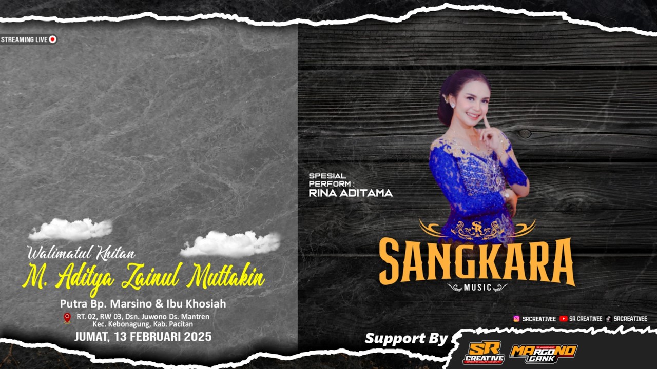 Live SANGKARA MUSIC // Walimatul Khitan M. ADITYA ZAINUL MUTTAKIN // AZ Pro Audio 📍 PACITAN