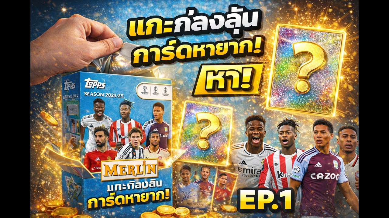 เปิดกล่อง Merlin​ blaster box  2 กล่อง ล่า!! Merlin’s Gamers มาลุ้นกัน!! EP.1