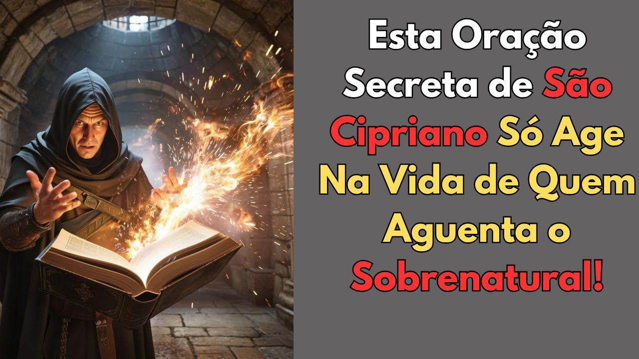 Esta Oração Secreta de São Cipriano Só Age Na Vida de Quem Aguenta o Sobrenatural!