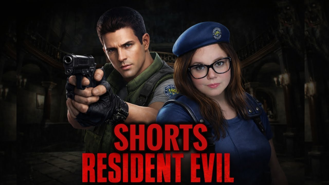 MARATONA 0 AO 8 I RESIDENT EVIL 1 CLASSICO CHRIS (SHORTS)