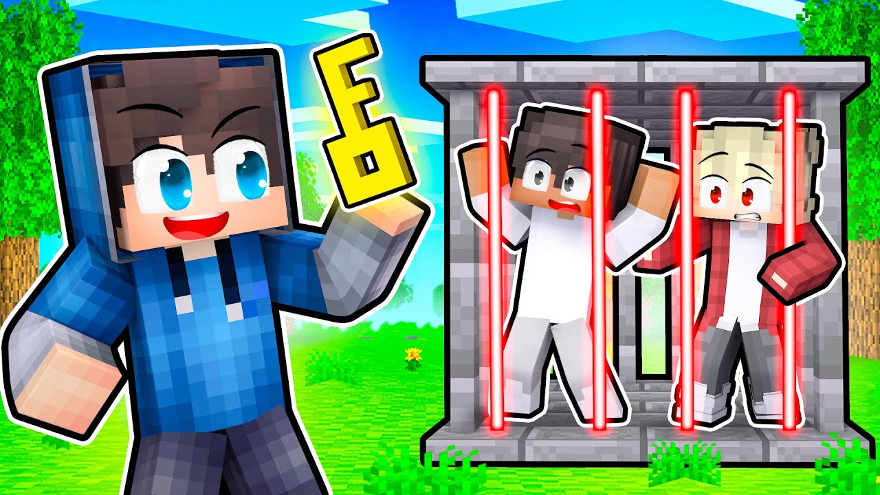 Zavřel jsem Kamarády do VĚZENÍ v Minecraftu!