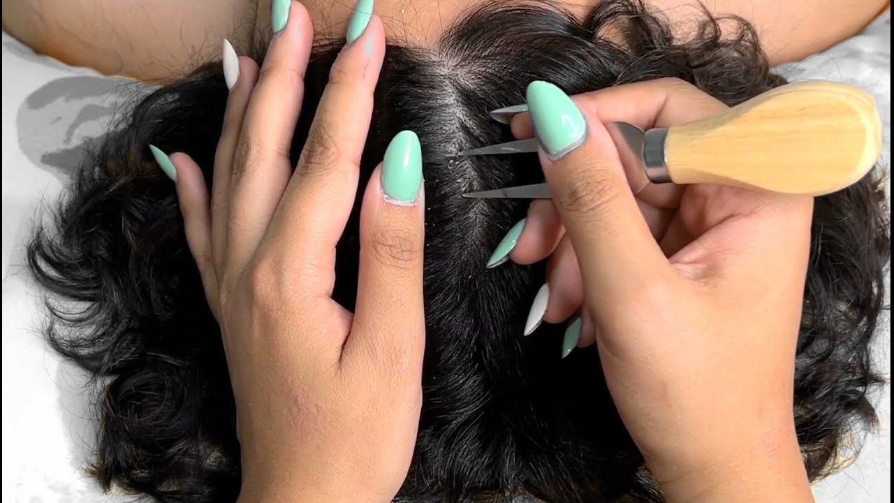Elegant ASMR Hair Play & Chic Gum Chewing | A Soft Sensory Escape