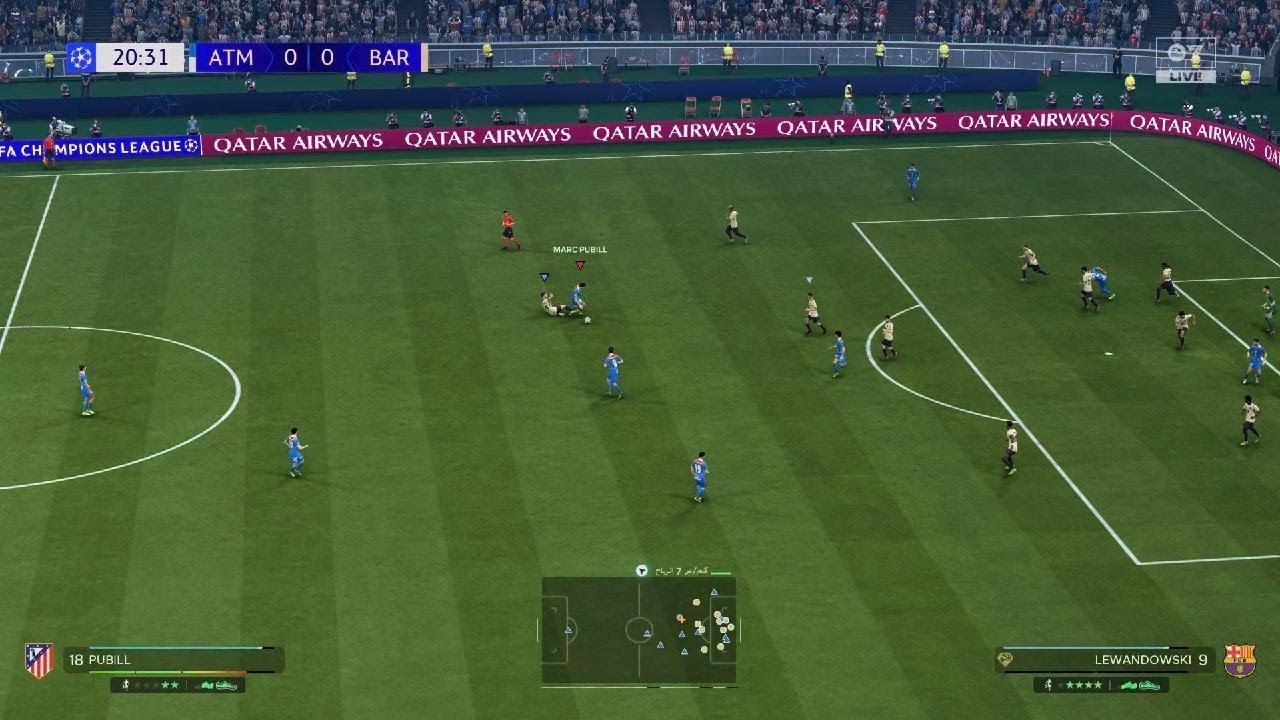مباراة برشلونة و أتلتيكو مدريد