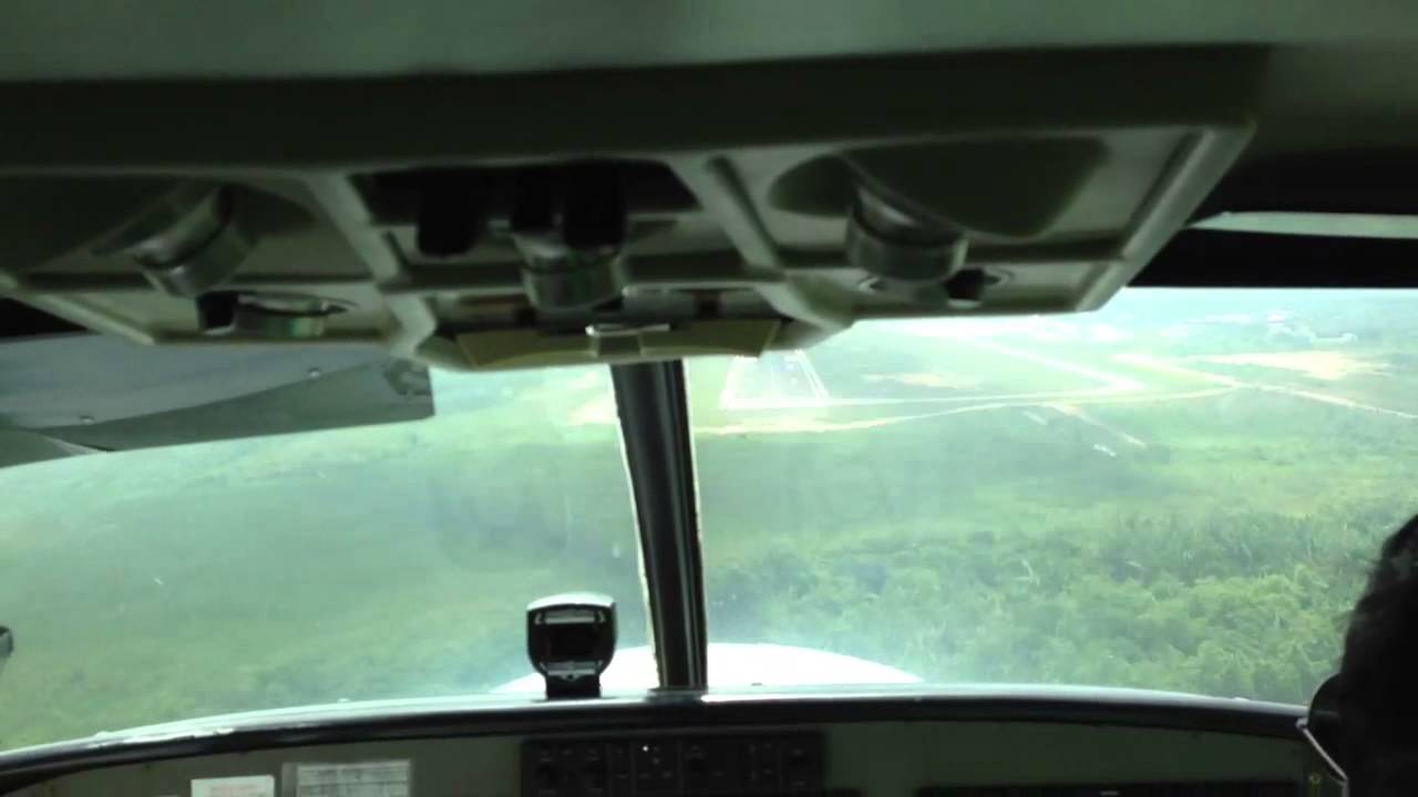 Landing in a Cessna