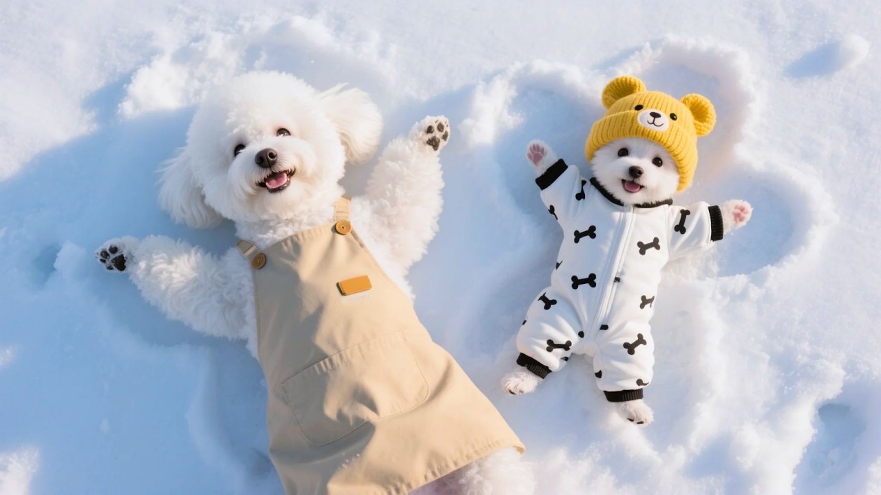 Little Dog Doggo Wished To See Snow ❄️🐶, His Mom Dog Made That Dream Come True 🐾
