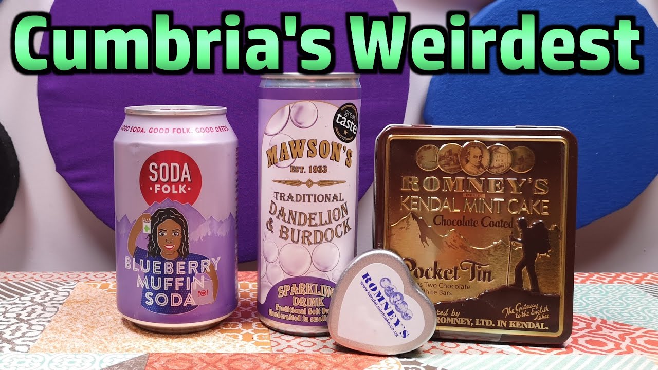 Dandelion & Burdock, Kendal Mint Cake & Blueberry Muffin Soda - Weird Stuff in a Can # 181