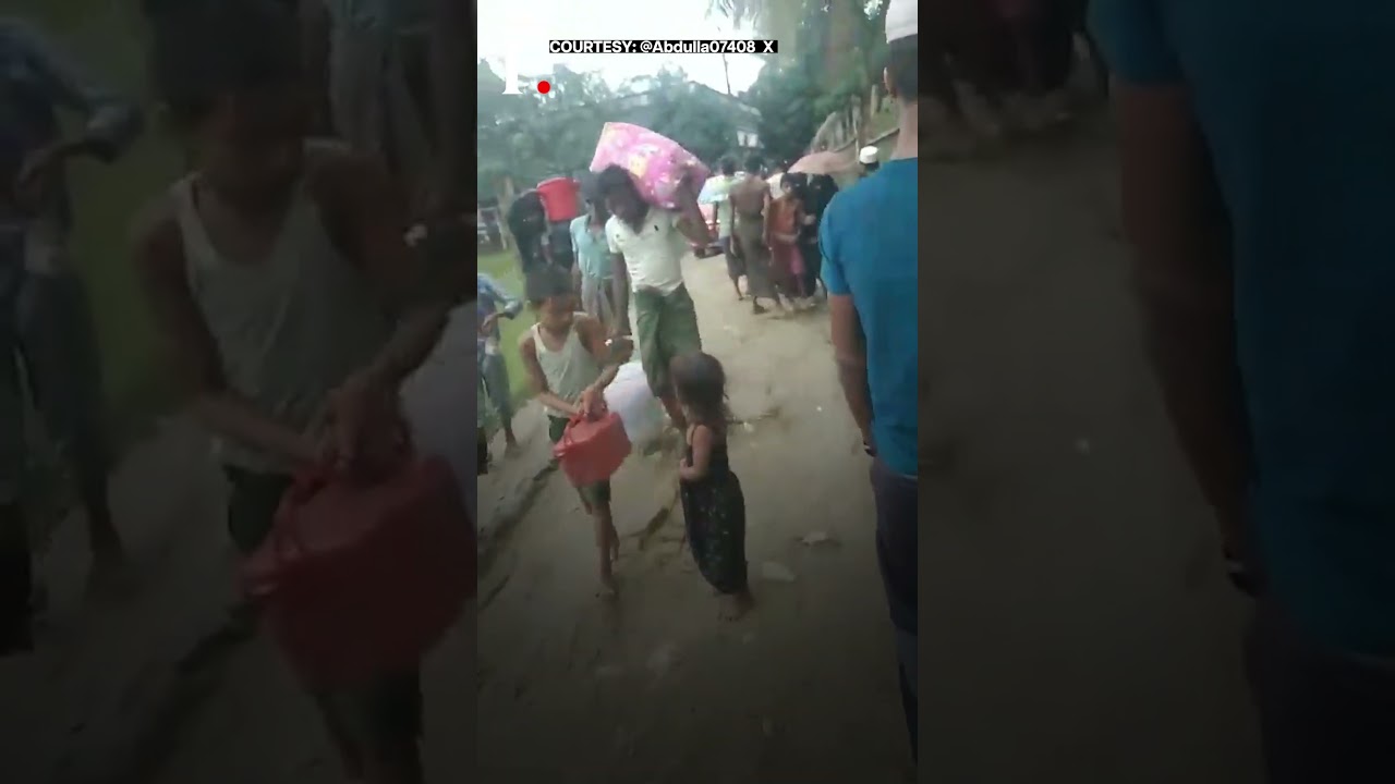Myanmar: Drone Attack on Rohingya Waiting to Cross Border Into Bangladesh | Subscribe to Firstpost
