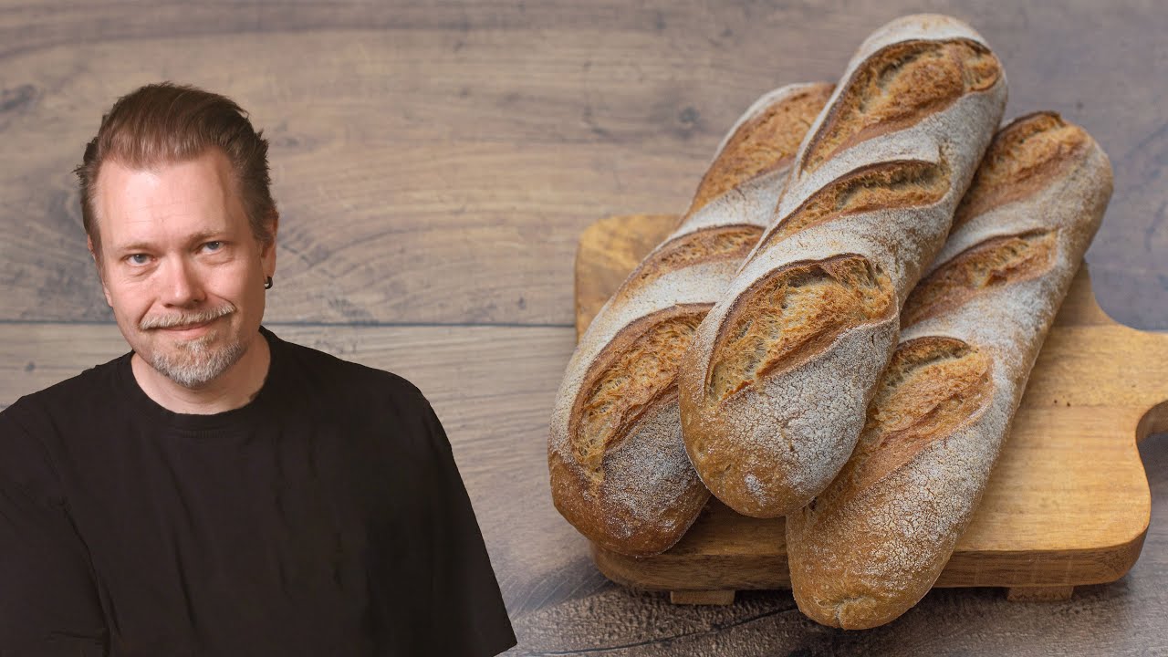 Easy Sourdough Baguettes Recipe | Baguette Master Class | Foodgeek Baking