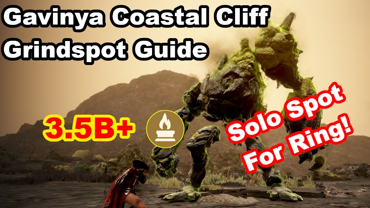 BDO Grindspot Guide ~ Gavinya Costal Cliff (Soluns)