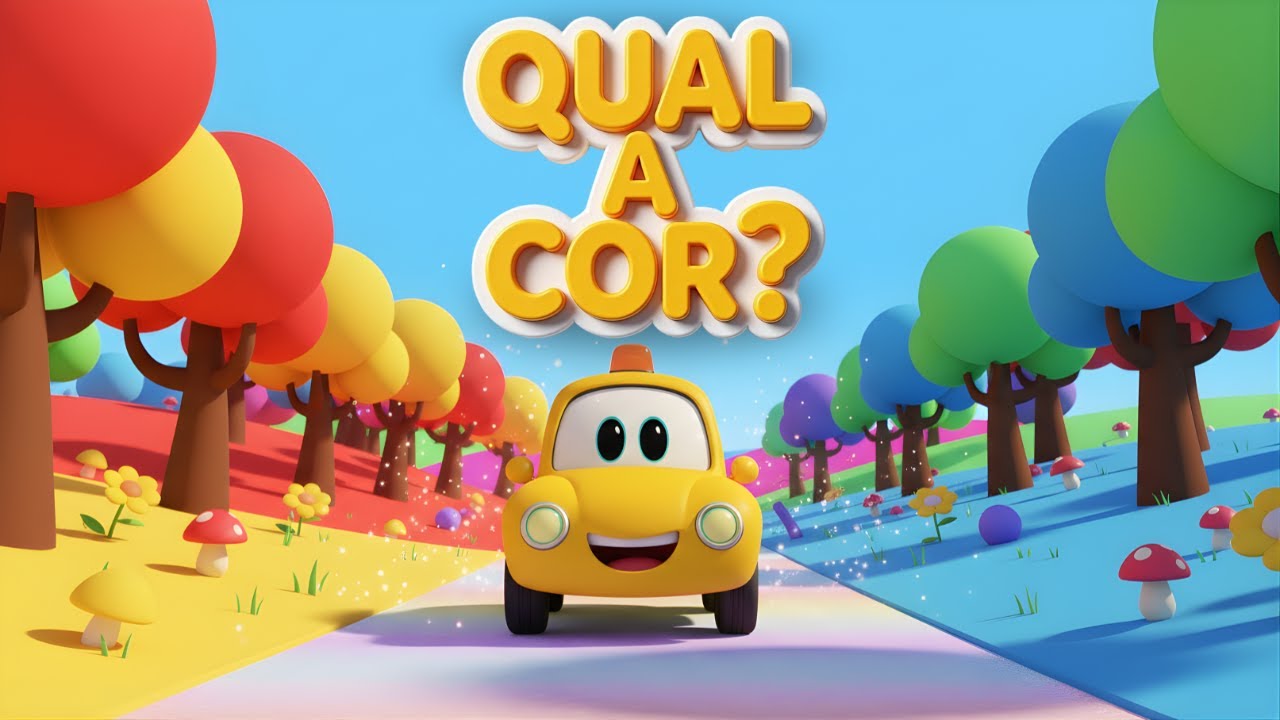 QUAL A COR? 🚗🌈 | Aprenda as Cores com Bilusco | V&iacute;deo Infantil