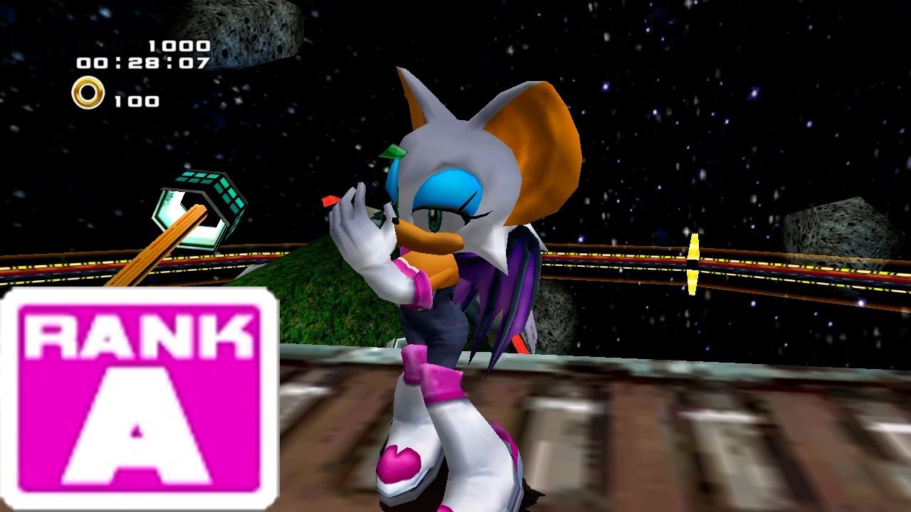Sonic Adventure 2: Mad Space - 100 Rings - A Rank