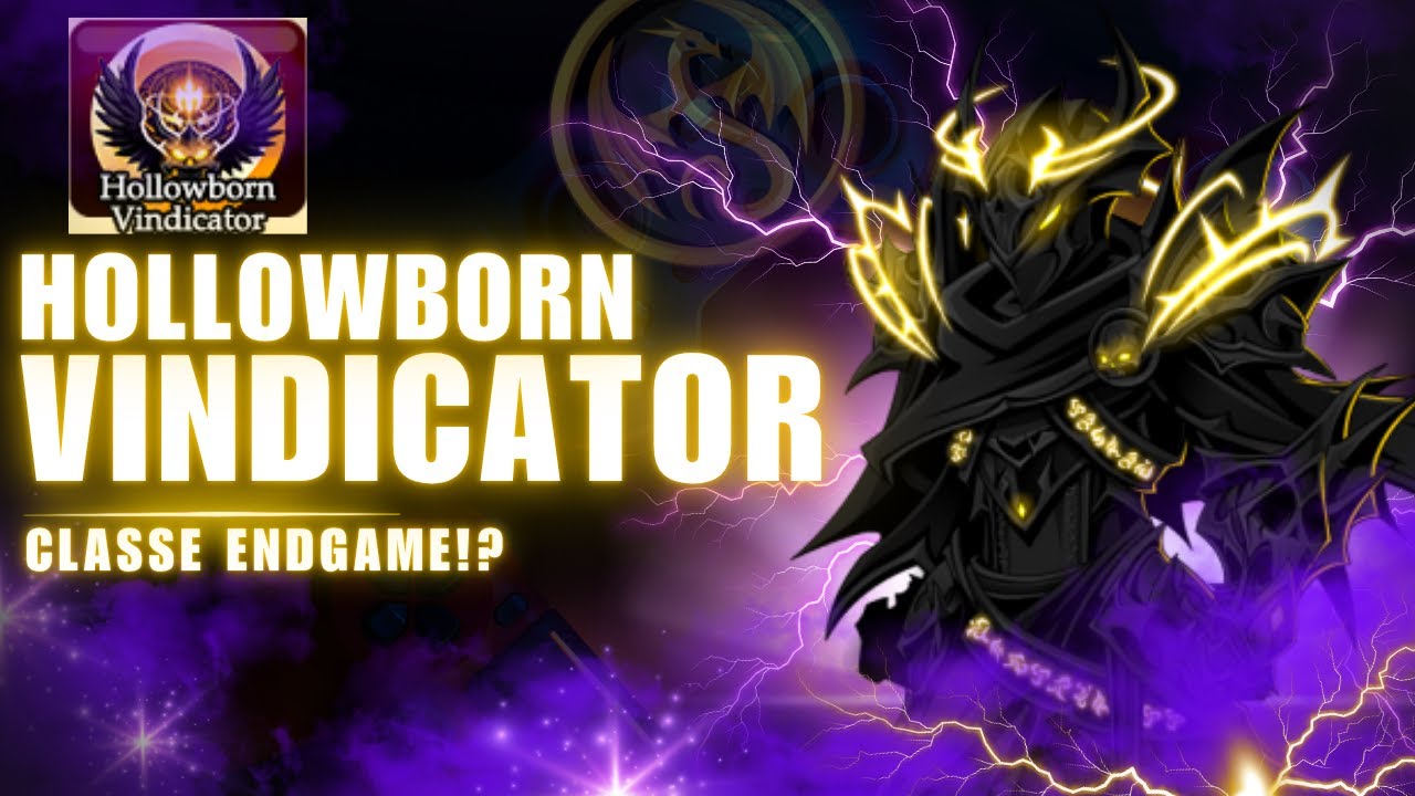 【AQW】Review da Hollowborn Vindicator (Uma das melhores classes de dano FREE!!!)